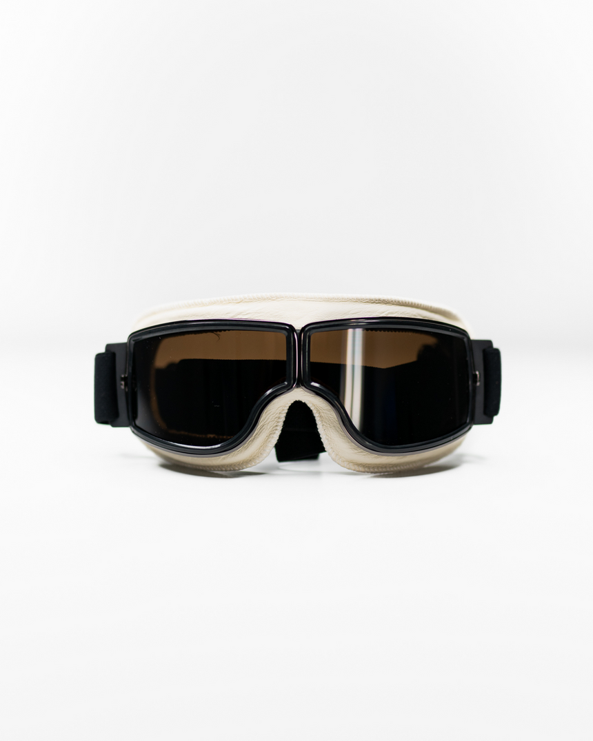 White Salt Racer Goggles