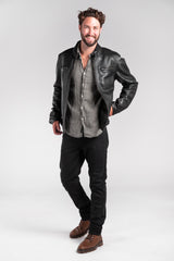 Duke Leather Motorcycle Jacket