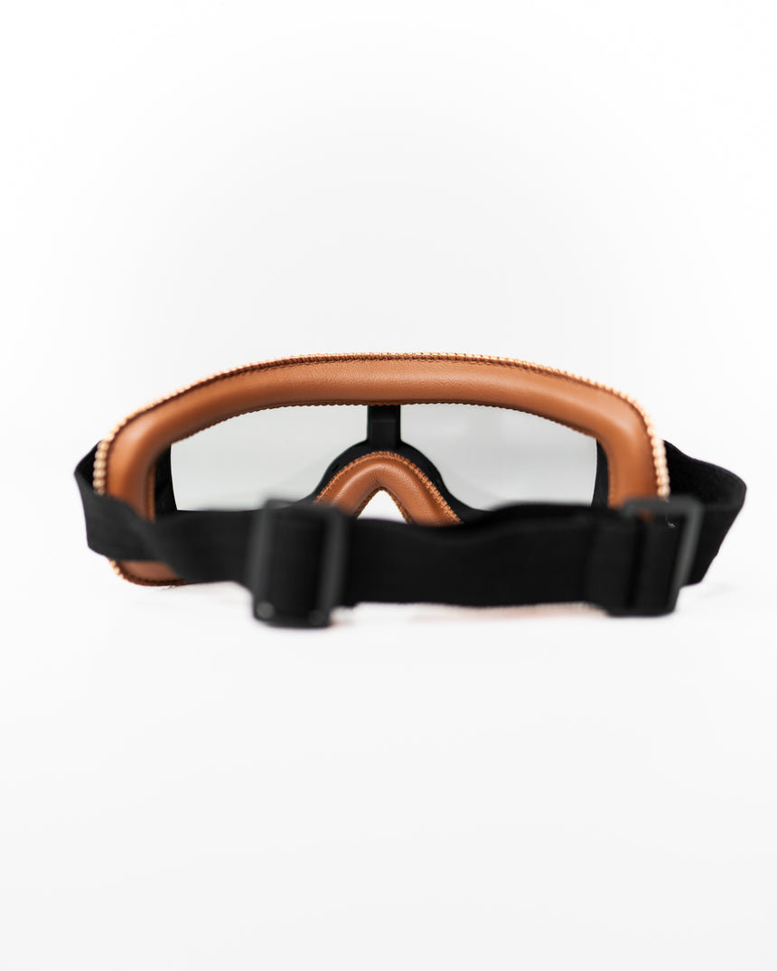 Tan Club Racer Goggles