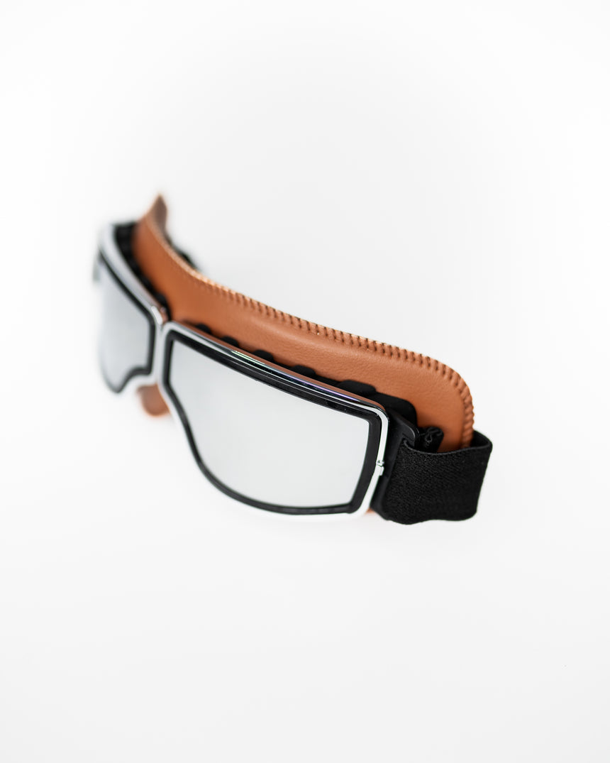 Tan Club Racer Goggles