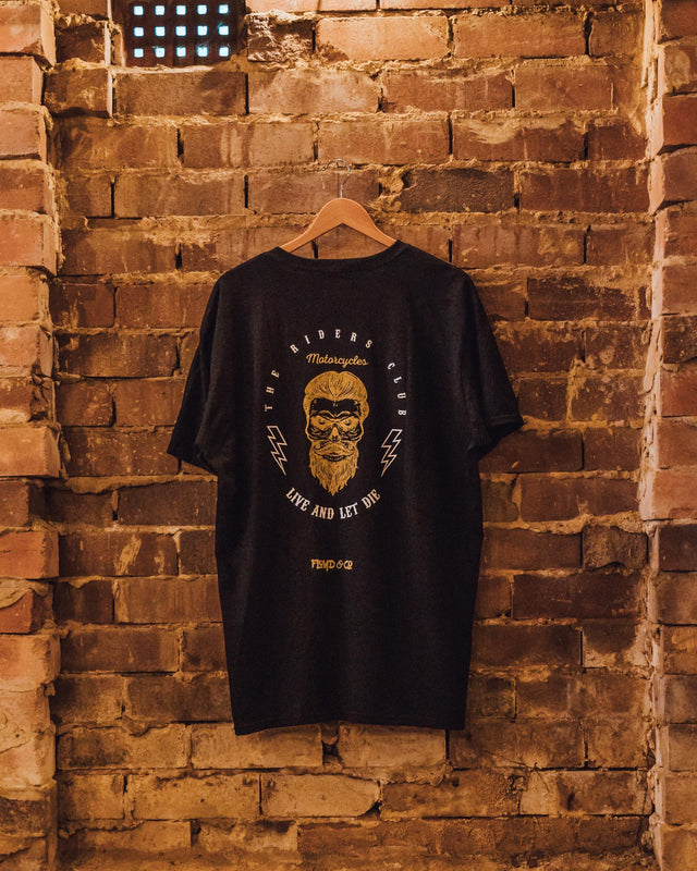 Riders Club Gold Tee - Cafe Racer Club