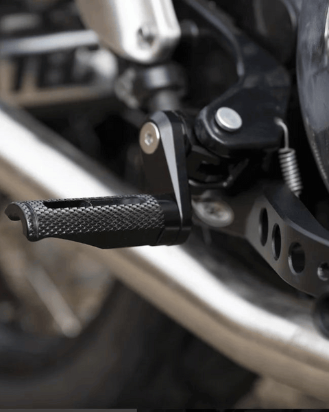 Royal Enfield Interceptor Alloy Adjustable Rear Sets | Cafe Racer Club