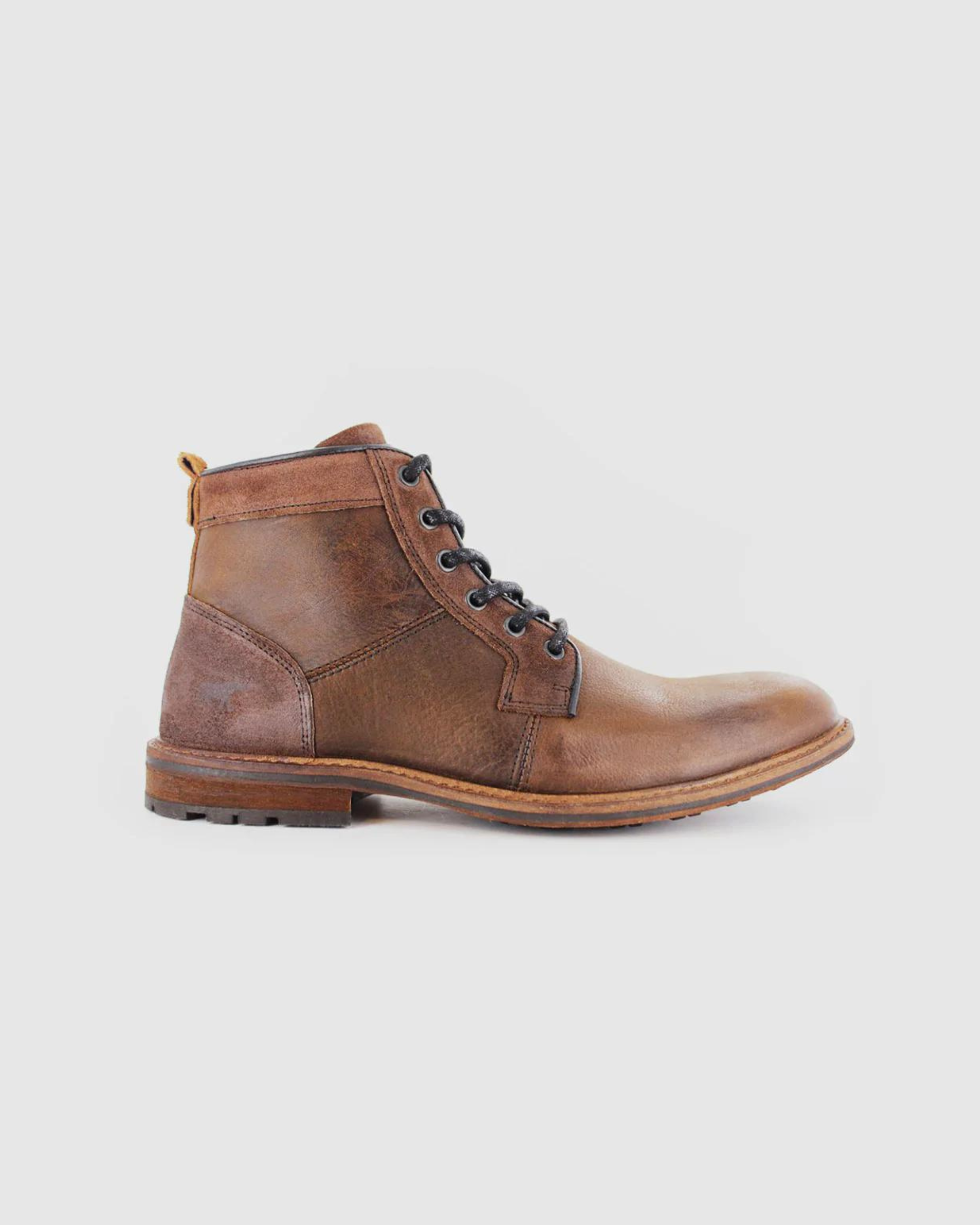 Tyler Burnished Leather Motorcycle Boots | Cafe Racer Club