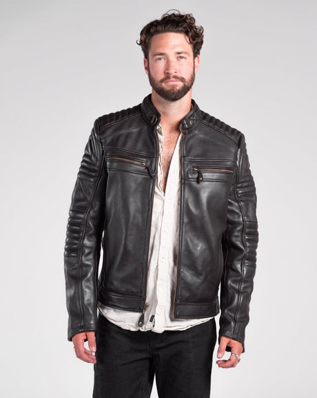 Wakefield Leather Jacket - Cafe Racer Club